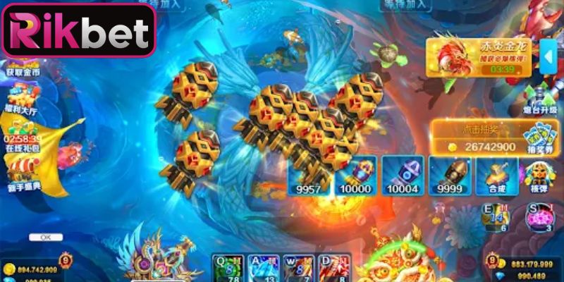 Bắn Cá Đại Lễ Hội Rikbet Chinh Phục Đại Dương Bí Hiểm 2 Những tính năng riêng mà chỉ game bắn cá đại lễ hội Rikbet mới có