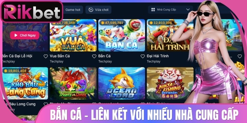 Bắn cá - Với sự góp mặt của nhiều nhà phát triển hàng đầu hiện nay